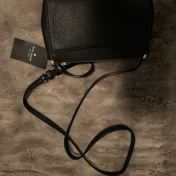 Kate Spade Black Leather Crossbody Bag - Picture 1 of 2